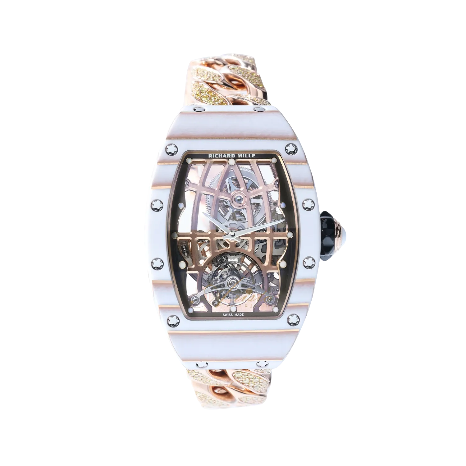 RICHARD MILLE | RM74-02 RM74-02 Gold Quartz TPT Bracelet - Aristo